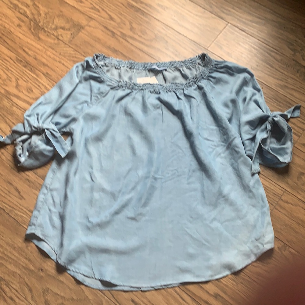 Chambray top
